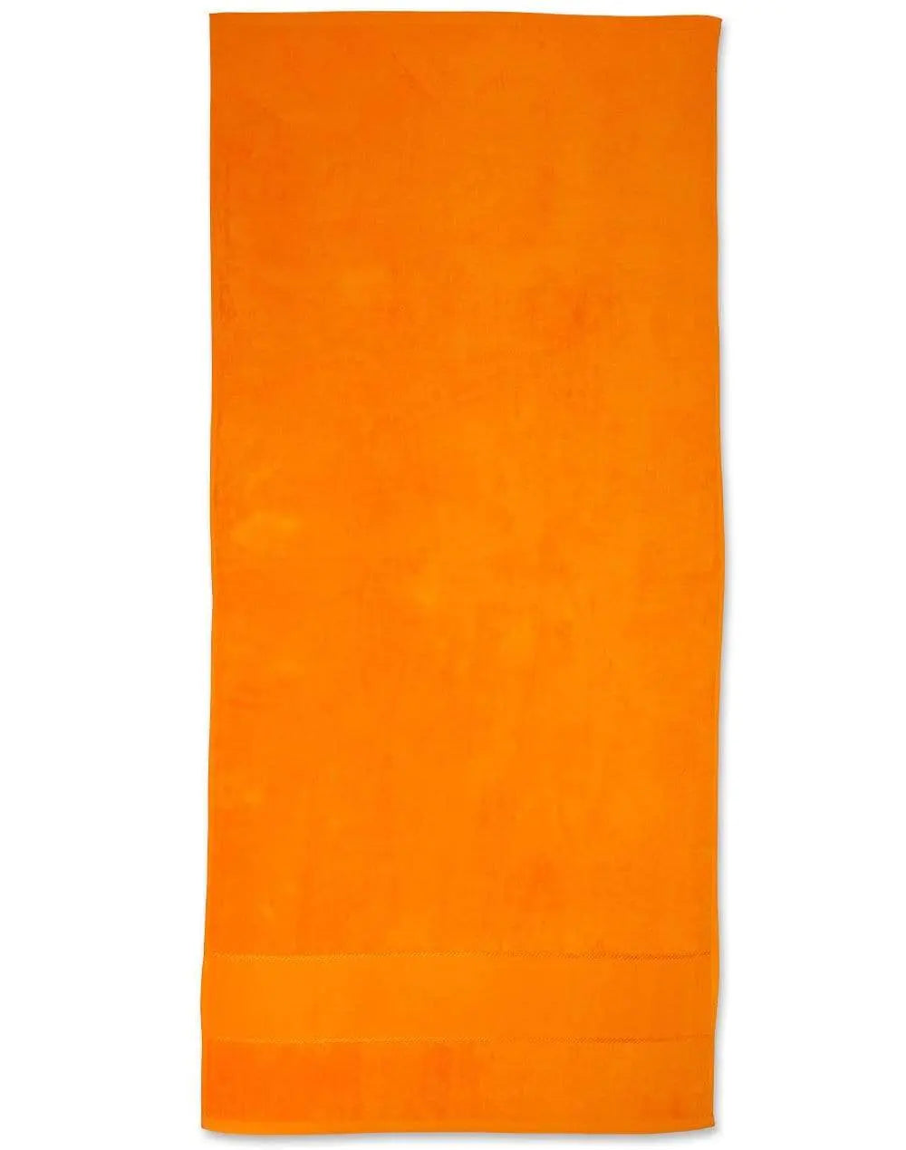 Terry Velour Beach Towel TW04A Work Wear Australian Industrial Wear 75cm x 150cm Orange